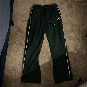 Green Pants with Cross Pattern